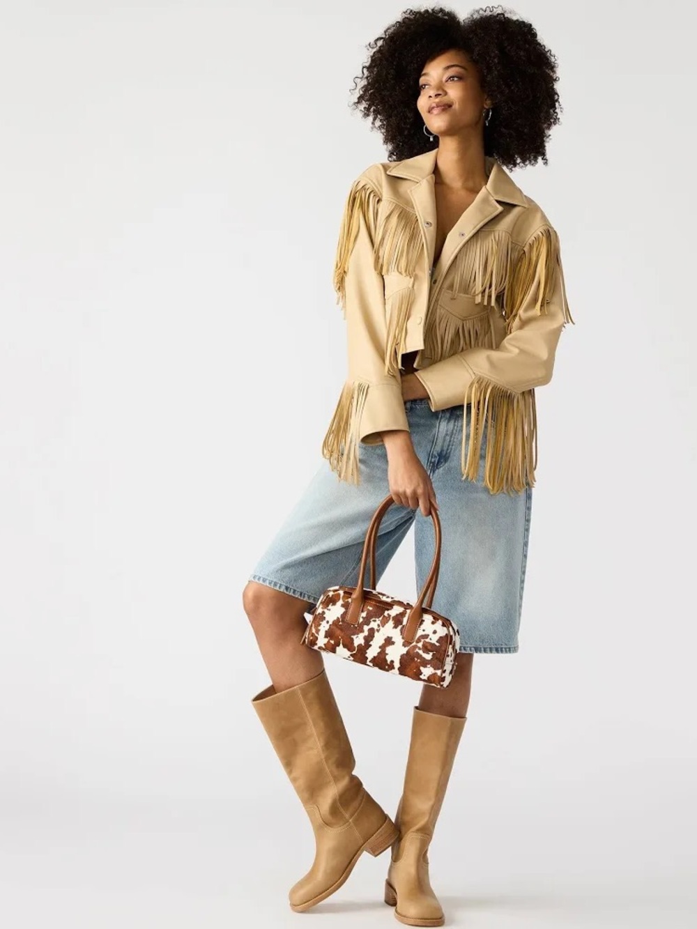 Steve Madden Anise Cowhide Shoulder Bag NWT